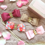 23色から選べる♡バックルリボンバレッタ38mm