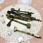 ✨金古美色のヘアピン用金具10本セット