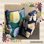 たっぷり入る フレッシュレモンのポーチ
