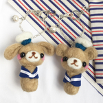 マリン☆うさくまバッグチャーム