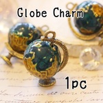 地球儀アンティークチャーム