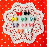小さなリボンのカボション★10色セット