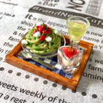 ミニチュア🍀冷製ジェノベーゼセット