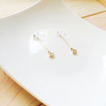 再販＊華奢に揺れるノンホールピアス