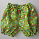 90かぼちゃパンツ＊お花＊黄緑