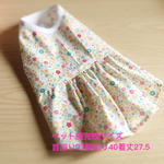 ペット服（小花柄ワンピース