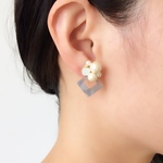 pearl　bubble４＜gray＞　ピアス/イヤリング