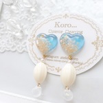 14.爽やかな海の大ぶりピアス