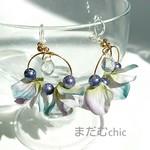 雨だれのあじさいEarring or Pierce[再販]