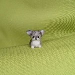 ちびちびチワワ ブルーマール パピー 羊毛フェルト
