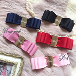 選べる5色♡バックルリボンバレッタ25mm
