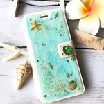 半額SALE♡海のiPhone6.6s手帳型ケース＊ブルー