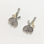 ＊テニスラケット＊ ピアス/イヤリング
