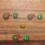 （再販）輪切りキウイ ピアス