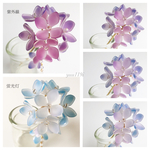 ＊色変わり二色紫陽花の簪＊紫外線
