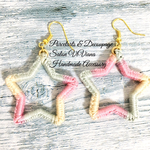 星のあみあみピアス