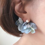 新色     elegant flower      フラワーピアス  イヤリング       結婚式  ウェディング              