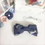 ミルフィーユ♡デニムバレッタクリップバナナクリップ♡