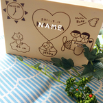 出産祝いに！命名BOX★ 飾り、小物入れにも〈オーダーOK〉