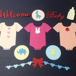 送料無料⭐️Welcome  Baby ♡ アルバム、カードのデコレーションに〈572〉