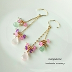 【14kgf】flower bouquet＊ピアス