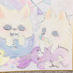 ペット似顔絵イラスト
