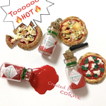 ”TABASCO タバスコ ガラスボトル” ミニチュア チャーム/イヤホンジャック