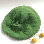 リネンベレー帽 béret〜グリーン
