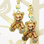 再☆テディベア☆イヤリング