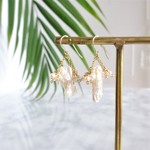 14kgf♡baroque pearl chandelier pierced earring/earring 