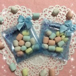 袋菓子ブローチシリーズ【マシュマロ】