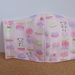 立体マスク  for kids 子ども用 マカロンパンダ  ピンク