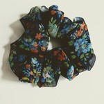 花柄シフォンシュシュ