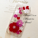 ♡新作デザイン♡  押し花iPhoneケース