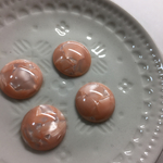 ラウンドカボション 桜色 ピンク