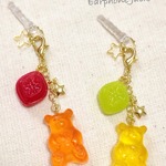 【再再販】＊くまグミ☆くんとドロップのイヤホンジャック＊