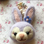 ステラルー風 キーチェーン       羊毛フェルト