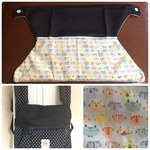 650円！エルゴ 首回りカバー（ねこ&デニム）