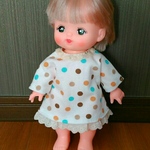 メルちゃんサイズのワンピース