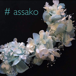 現品のみ！プリザーブドフラワー 髪飾り Uピン assako