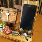 アンティークスマホスタンド兼小物置き（チーク）