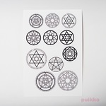 魔法陣　タトゥーシール