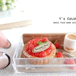 クリアケース入り「ミニチュア苺タルト」
