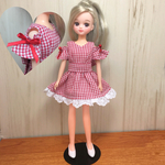 【値下げ】リカちゃん*ギンガムチェックワンピ