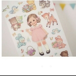 ペーパードールメイト　クリアシール　6枚セット♡