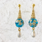 青玉エスニック❤︎イヤリング/ピアス