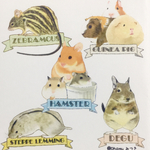 げっしーずのフレークシール