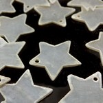シェルプレート 30個セット★星 スター★シェルチャーム 貝 シェルパーツ