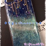 【送料込1000円】煌めく星々と宇宙のしずくのiPhoneケース