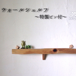 【送料込】ウォールシェルフ〜特製ピン付き〜